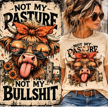 Not My Pasture design and model