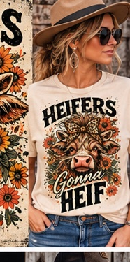 Heifers on model