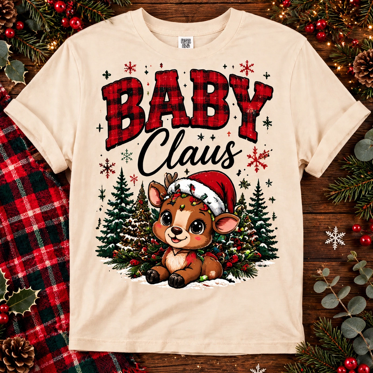 Christmas Family Baby Claus Tee