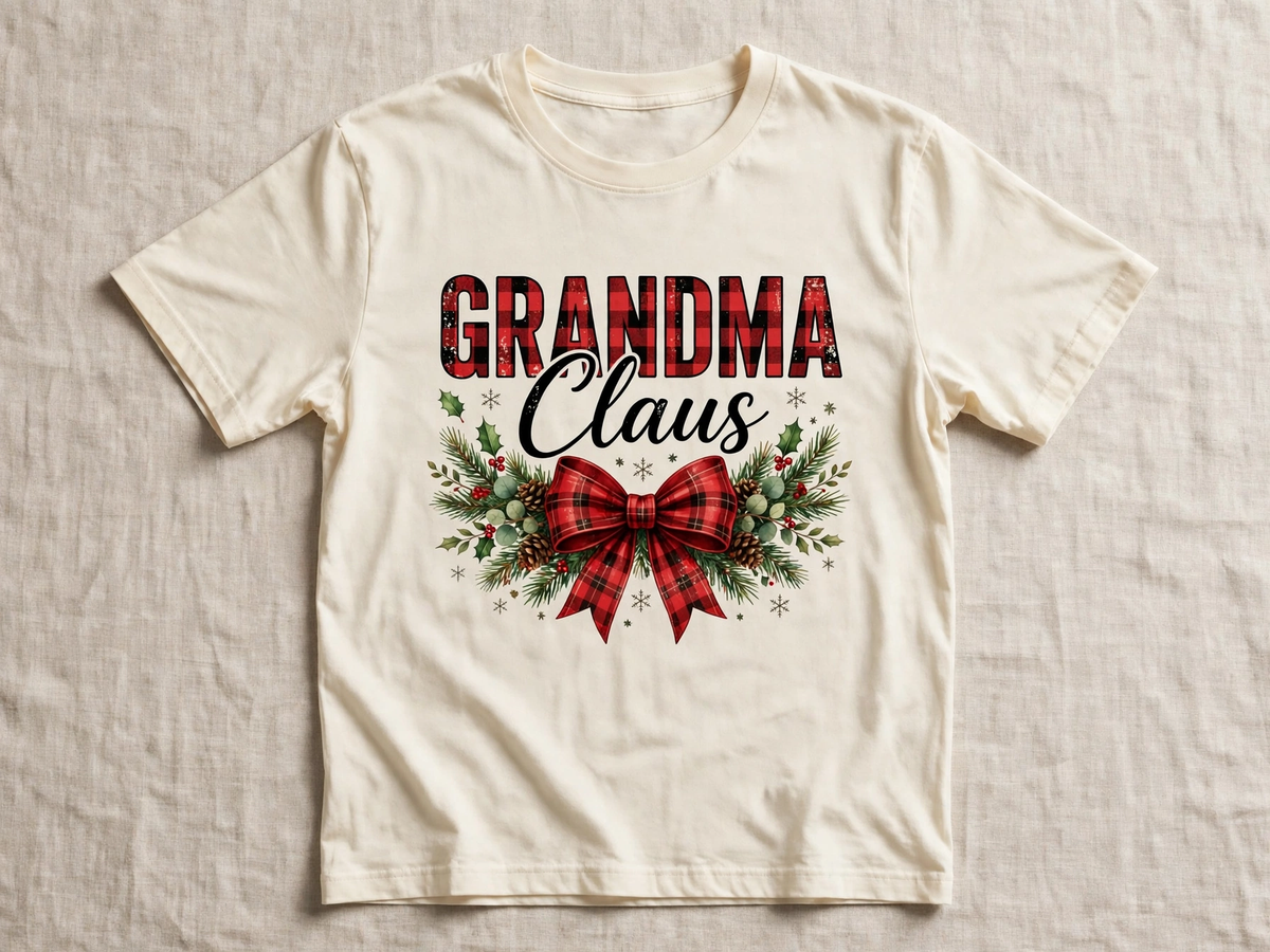 Christmas Family Grandma Claus Tee