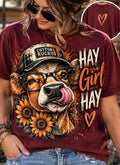 Hay Girl Hay Tee