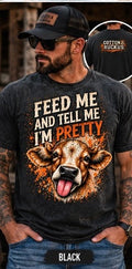 Feed Me And Tell Me I'm Pretty Black Tee