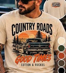 Country Roads Good Times Tee