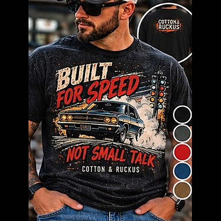 Built For Speed Not Small Talk Tee square featured