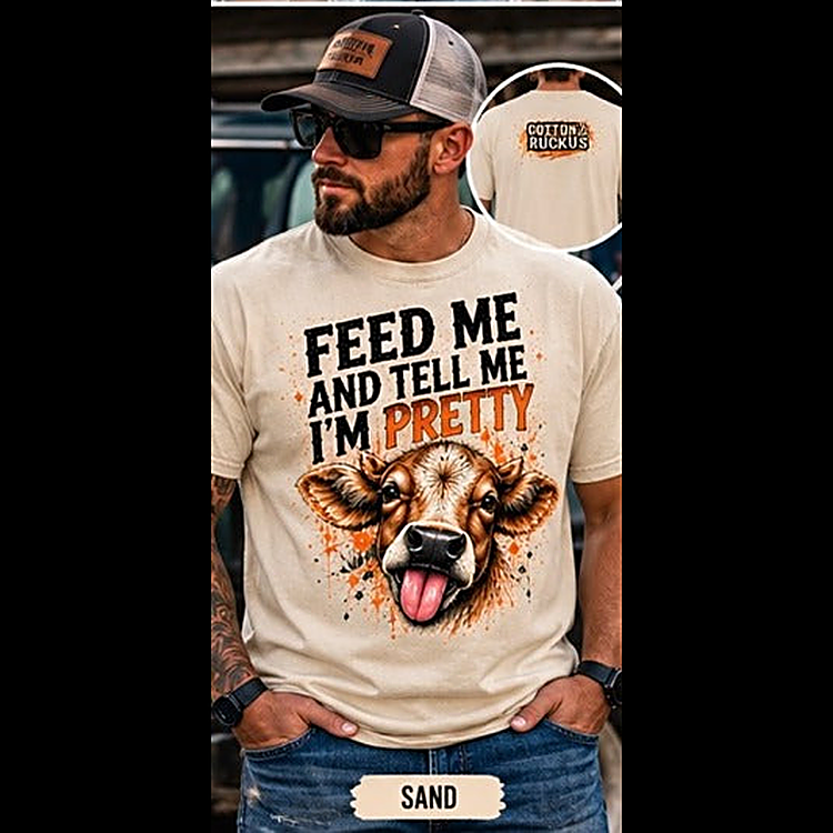 Feed Me And Tell Me I'm Pretty Tee square featured